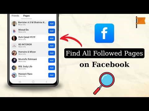 How to Find All Facebook Pages You Followed (2026 Guide)