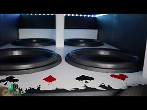 These Subs are bangin | 4 Resilient Sounds Platinum 18's on 2 taramps md12000.1 amps