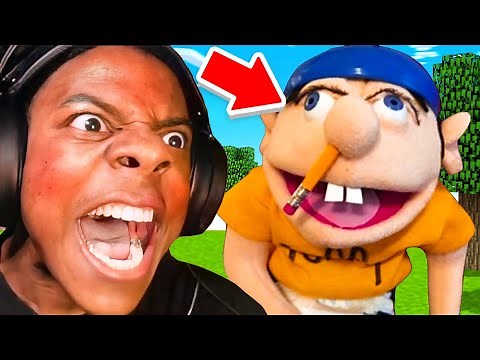 iShowSpeed & Jeffy Play Minecraft! (so funny)