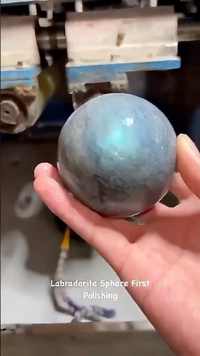 Stunning Labradorite Polishing | Rough to Sparkling Gemstone Shine