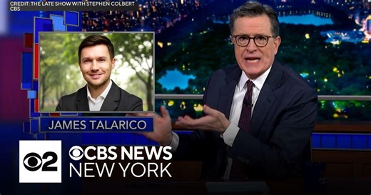 Stephen Colbert takes aim at CBS over James Talarico interview