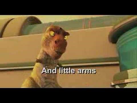 Dinosaur Scene- big head little arms