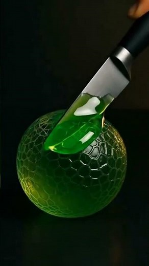 【ASMR】ガラスメロン？ 入刀 #glasscutting #relaxing