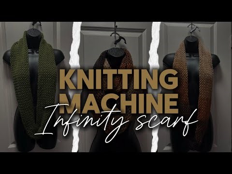 How to Make a Drop Stitch Scarf in your Addi King or Sentro 48 Knitting Machine Tutorial