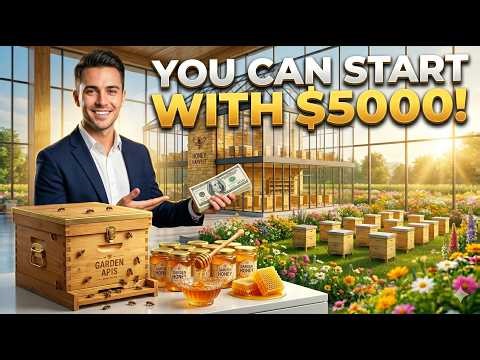 $41K/Month Selling Honey from the Garden! | Honey Side Hustle Unknown Life