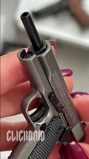 Colt M1911 Keychain - Chrome Edition 31 #miniature #csgo #military #shorts #toys #outdoors