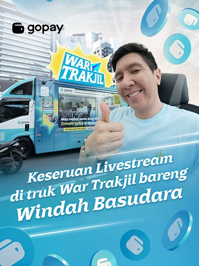 Keseruan Livestream Bang Windah dan GoPay