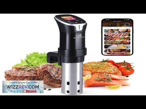 BlitzHome SV2401C 1100W Smart Sous Vide Cooker APP Control Thermal Immersion Circulator
