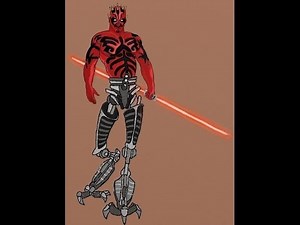 Let' Draw Darth Maul Cyborg