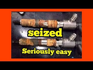 The easy way to remove a seized injector