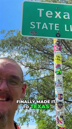 Route 66: Texas State Line - Childhood Dream Fulfilled on Route 66!