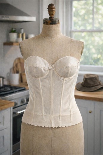 Vintage 1980s Carnival Merry Widow Corset Bustier 32B Ivory White Boned Strapless Lingerie - Etsy