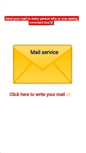 Send your mail to every person who is now seeing comment box 🎁#trendingshorts #trend