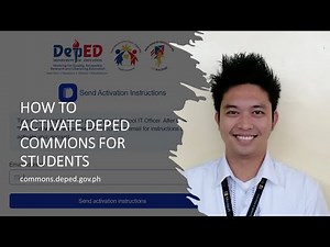 How to Activate Student Account in DepEd Commons