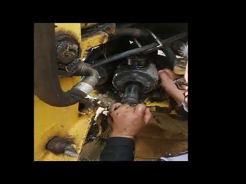 Desmontaje de gatos o cilindros hidraulicos retroexcavadora