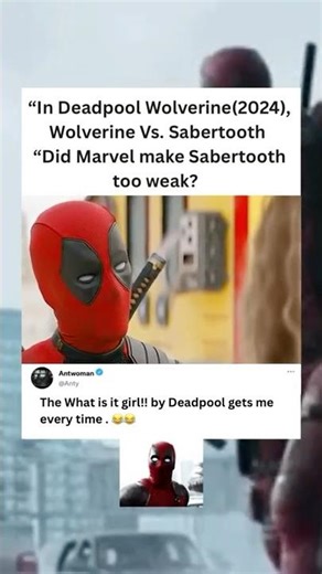 Deadpool 3, Logan Vs Saberthooth.. A Quickie Fight #deadpool #marvel #shorts