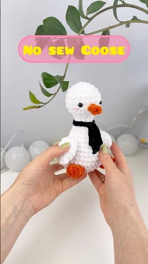 Crochet goose🪿 #crochet #amigurumi #crochetcrosai #crocheting #crochettutorial #crochetpattern