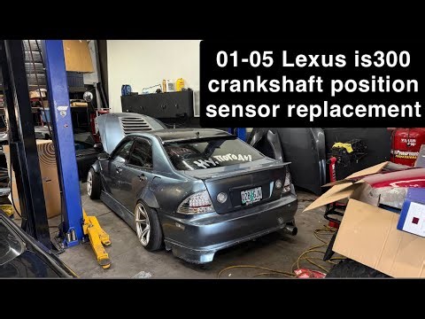 01-05 is300 crankshaft position sensor replacement!