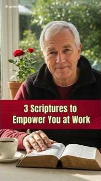 3 Scriptures to Empower You at Work