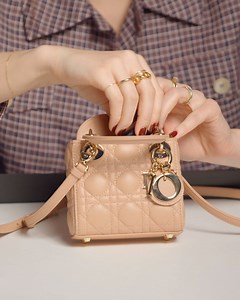 2.4M views · 64K reactions | What do you put in and what do you leave out? Surprisingly, as a number of Dior staff and collaborators find out, with a bit of judicious restraint the new micro versions by Maria Grazia Chiuri on.dior.com/micro-bags of iconic House bags can hold more than you might think! © Film by Melinda Triana | Dior | Facebook