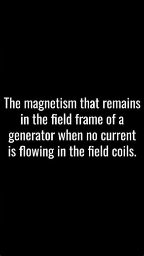 RESIDUAL MAGNETISM