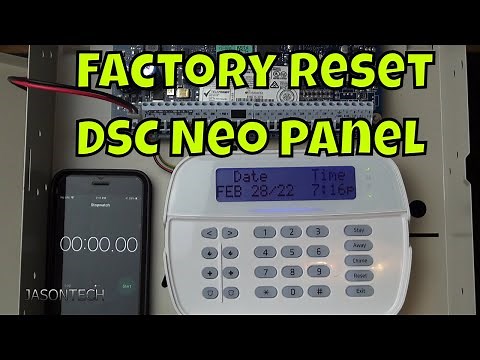 How to Factory Reset DSC Neo Panel, HS2016, HS2032, HS2064, HS2128