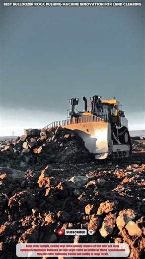 Best Bulldozer Rock Pushing Machine Innovation for Land Clearing