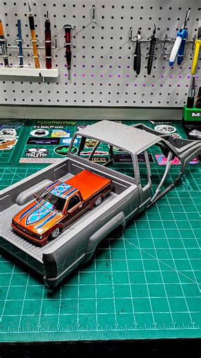 Scale modeling comes in all shapes as sizes. This 1/10th scale RC comes just like a model kit with quite alot of part trees.. Paint it and build it, with one exception. I get to drive it when im done! | Scaled.By.Snax