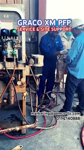 GRACO XM PFP : SERVICE, Site Support & Training across Saudi. AEMCO is GRACO AUTHORISED DISTRIBUTOR