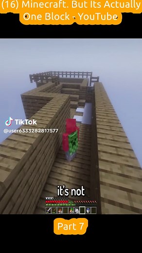 Minecraft: Solo Survival on a Single Block Challenge