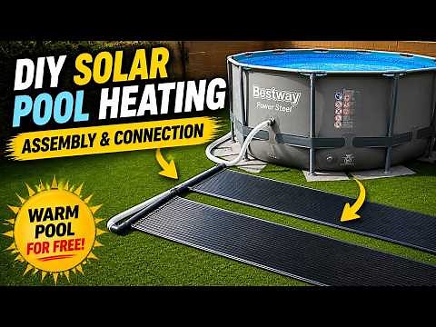 DIY Solar Pool Heating System - Assembly and Connection