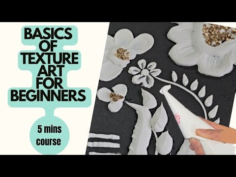 How to start Texture Art || Masterclass in one video || For beginners