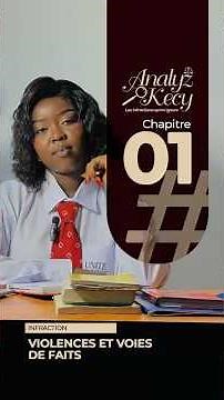 CHAP 1. VIOLENCE ET VOIES DE FAITS - Analyz Kecy : Les infractions qu’on ignore #Droit #Infraction