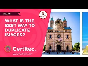 What is the best way to duplicate images in InDesign?