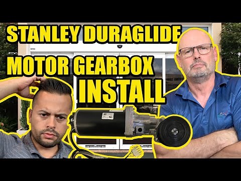 How To Install A Stanley Duraglide Motor Gearbox Operator Assembly