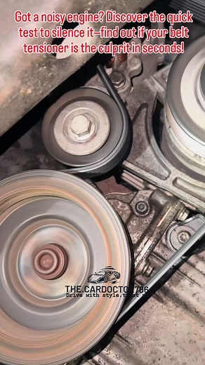 41 reactions | Diagnosing Engine Sounds: Quickly identify if the noise is from the belt tensioner. Watch how pressing the tensioner with a spanner stops the noise—simple and effective! #CarMaintenance #EngineTroubleshooting #AutomotiveTips #mechanic #fyp #automotive #bhilai #chattisgarh #automobile #carrepair #car #garage #instagood #instagram #fyp #engine #carporn #mechaniclife #workshop #garageworkshop #kuwait | the car doctor automotive tech | Facebook