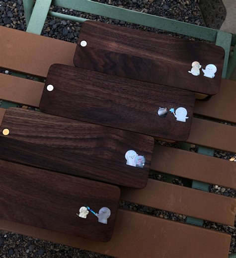 Handmade Pen Case With Mother of Pearl Inlay – Wooden Desk Accessory, Office Organizer - Etsy