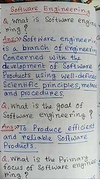 What is Software Engineering?l The goal of Software Engineering l SDLC #shorts #softwareengineering