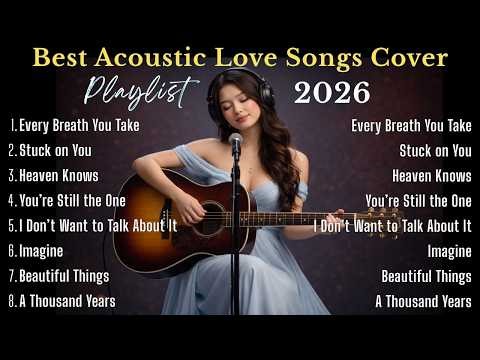 Best Acoustic Love Songs Cover 2026 ❤️ Chill & Relaxing Playlist 🎧 Best Covers to Relax & Feel Good