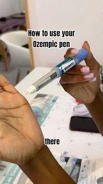 Part 1/2 tutorial video on how to administer your Ozempic pen #ozempic #weightlosstips #glp1