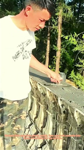 DIY Concrete Balustrade Molding Process