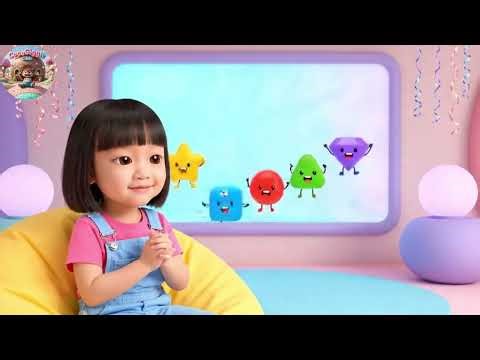 Tap the Circle That’s Pink | Fun Shape and Color Learning Nursery Rhyme for Kids