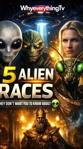 5 Alien Races They Don’t Want You To Know About 👽