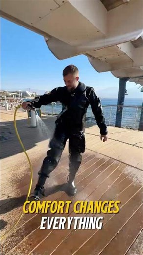 Have you noticed how cold underwaterchanges everything?