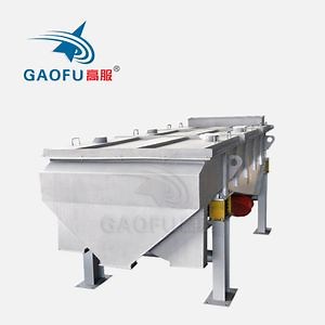 Plastic Granules Sieving Machine Stainless Steel Multi-Deck Linear Vibrating Sieve