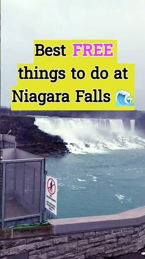 Best FREE Things To Do In NIAGARA FALLS 🌊😍🇨🇦