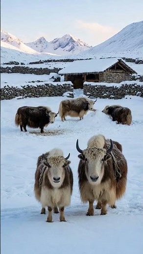 Say Hi to Yala, the Baby Yak! 🐾 #AnimalHelloWorld