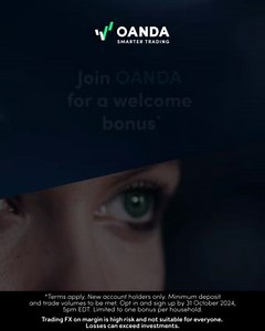 Trade smarter with OANDA and you could qualify for a bonus when you join Find out more here https://ow.ly/cVxB50SM910 T&Cs - https://ow.ly/4ju050SLYcG | OANDA US