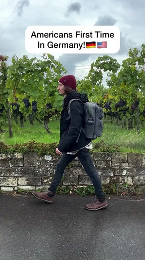 1.1M views · 7.3K reactions | Americans First Time In Germany! Wein Wanderung Edition!  #explorepage #reels #germany #learngerman #germanlesson #funny #wein #comedу #american #zacxcviii | Zac XCVIII | Facebook