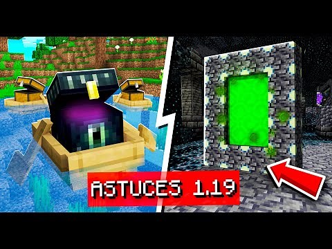 Les astuces SECRÈTES de Minecraft 1.19 !